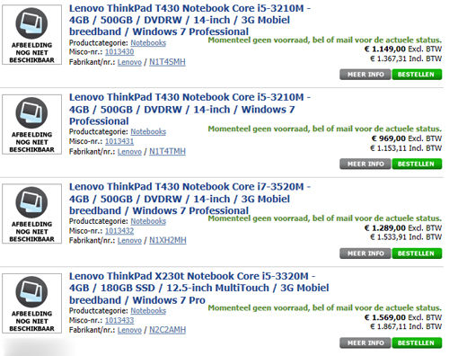 ThinkPad预售价格露出 或全配巧克力键盘