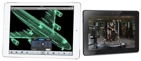 iPad Air VS Kindle Fire HDX评测